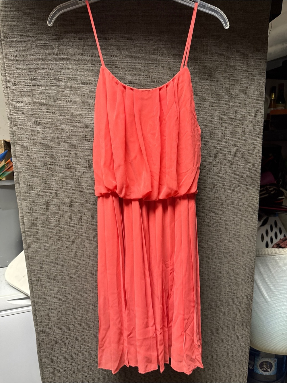 Enfocus Studio Coral Spaghetti-Strap Midi Dress